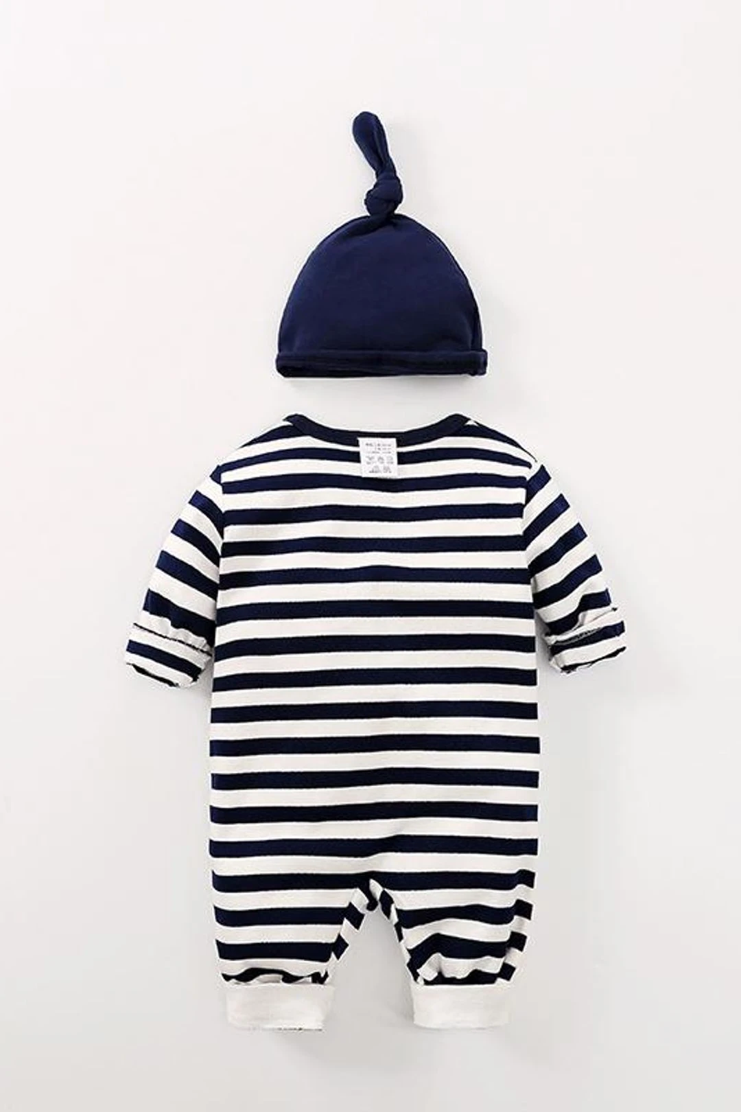 Striped Penguin Print Jumpsuit And Hat 11 Striped Penguin Print Jumpsuit And Hat - Image 9