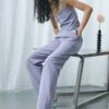 High-Waist Sleeveless Jumpsuit -Layer Outfit 11781201756235 1