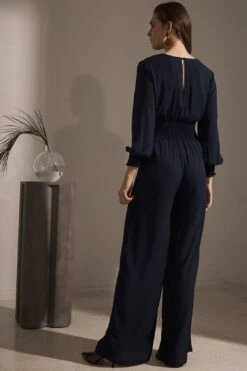 Surplice Smocked Jumpsuit 9 Surplice Smocked Jumpsuit -Layer Outfit 11994355105879 4