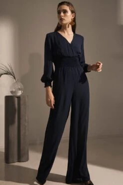 Surplice Smocked Jumpsuit 8 Surplice Smocked Jumpsuit -Layer Outfit 11994355138647 3