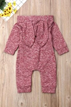 Baby Girl Boy 3D Ears Hooded Warm Jumpsuit 20 Baby Girl Boy 3D Ears Hooded Warm Jumpsuit -Layer Outfit 12693257977899 9