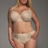 Kris Line Nude Betty Full Coverage Soft Cup Bra In Bands 42 Through 50 -Layer Outfit 12735077548131 1