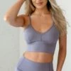 Beyond Basic Sports Bra - Grey Mauve -Layer Outfit 12808235352130 1
