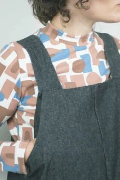 The New World Jumpsuit No. 2, Black Denim -Layer Outfit 12817008918617 9