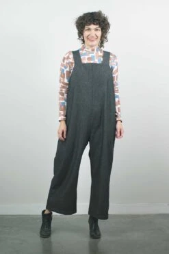 The New World Jumpsuit No. 2, Black Denim -Layer Outfit 12817009475673 3