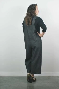 The New World Jumpsuit No. 2, Black Denim -Layer Outfit 12817009573977 6