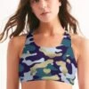 Women's Active Comfort Pacific Supply Camo Seamless Sports Bra -Layer Outfit 12835201024115 1