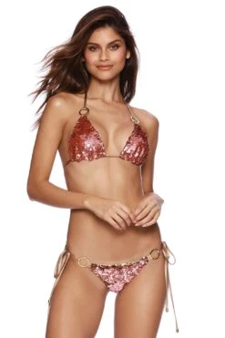 Siren Song Triangle Top - Pink/Gold 25 Siren Song Triangle Top - Pink/Gold -Layer Outfit 13112861098115 10