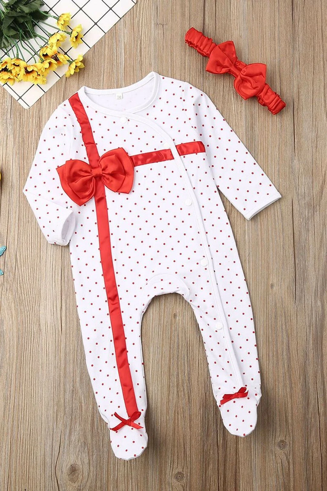 Baby Girl Boy Xmas Gift Jumpsuit 4 Baby Girl Boy Xmas Gift Jumpsuit - Image 2