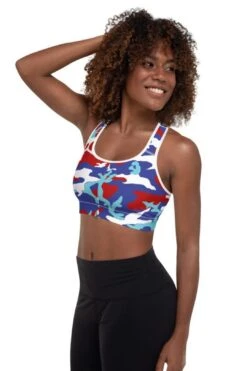 Anguilla Camouflage - Sports Bra
