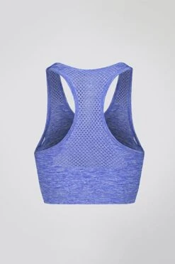 Seamless Mesh Blue Sports Bra -Layer Outfit 13650246991926 2