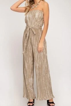 LET'S PARTY PLEATED JUMPSUIT -Layer Outfit 13666365079691 5