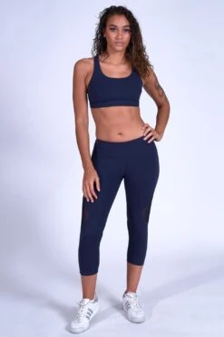 Stealth Sports Bra - Navy -Layer Outfit 13673314975802 4