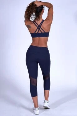 Stealth Sports Bra - Navy -Layer Outfit 13673315041338 5