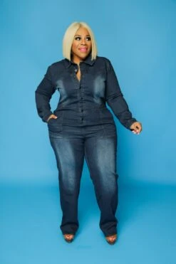 Belle Denim Jumpsuit -Layer Outfit 13711825207394 3