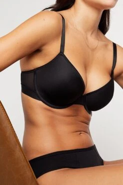 Stealth Mode Demi Bra In Black 14 Stealth Mode Demi Bra In Black -Layer Outfit 13873746968649 5