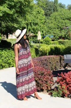 Wide Leg Printed Jumpsuit -Layer Outfit 13917213098028 2