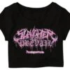 Slaughter To Prevail - Pink Demolisher Bling Crop Top -Layer Outfit 14051012837487 1