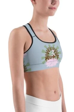 Yoga Sport Bra With Our Classic Lotus Print -Layer Outfit 14259546194025 3