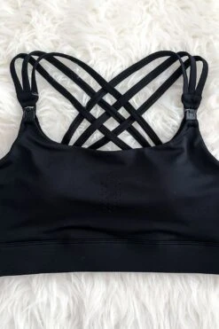 Chloé 3 Running Nursing Sports Bra (Dusty Rose) -Layer Outfit 14285068927094 8