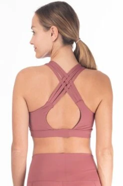 Chloé 3 Running Nursing Sports Bra (Dusty Rose)