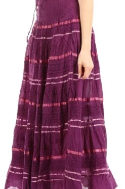 Sakkas Lace And Ribbon Peasant Boho Skirt -Layer Outfit 14295058579555 9