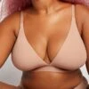 Cotton Triangle Bra In Buff -Layer Outfit 14454098100297 1