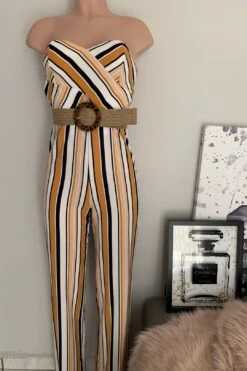 Striped Jumpsuit -Layer Outfit 14650976796769 2
