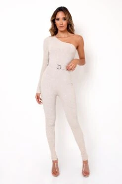 Bad At Love Jumpsuit - Cream