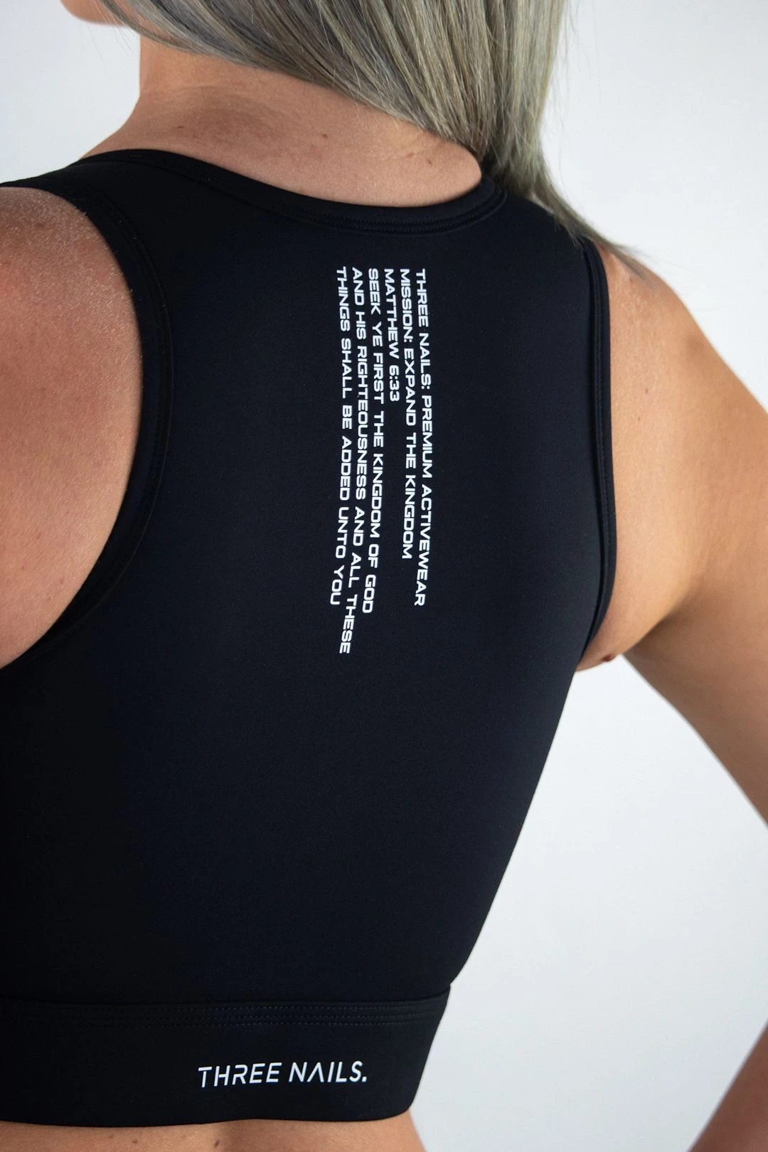 Trinity Sports Bra - Onyx 7 Trinity Sports Bra - Onyx - Image 5