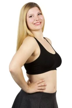 Comfort Bamboo Travel Bra Racerback With Secret Pockets -Layer Outfit 15028431487030 7