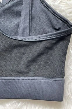 Lucie - HIIT Scalloped High Impact Nursing Sports Bra (Noir) -Layer Outfit 15268701569142 15