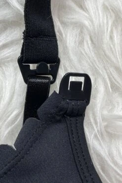 Lucie - HIIT Scalloped High Impact Nursing Sports Bra (Noir) -Layer Outfit 15268701634678 9