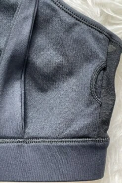 Lucie - HIIT Scalloped High Impact Nursing Sports Bra (Noir) -Layer Outfit 15268701864054 13