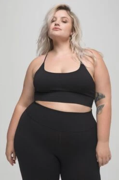 SEAMLESS RIBBED BRA | BLACK001 29 SEAMLESS RIBBED BRA | BLACK001 -Layer Outfit 15270875037779 12