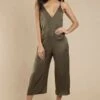 The V-Neck Jumpsuit Olive -Layer Outfit 15290813382758 1