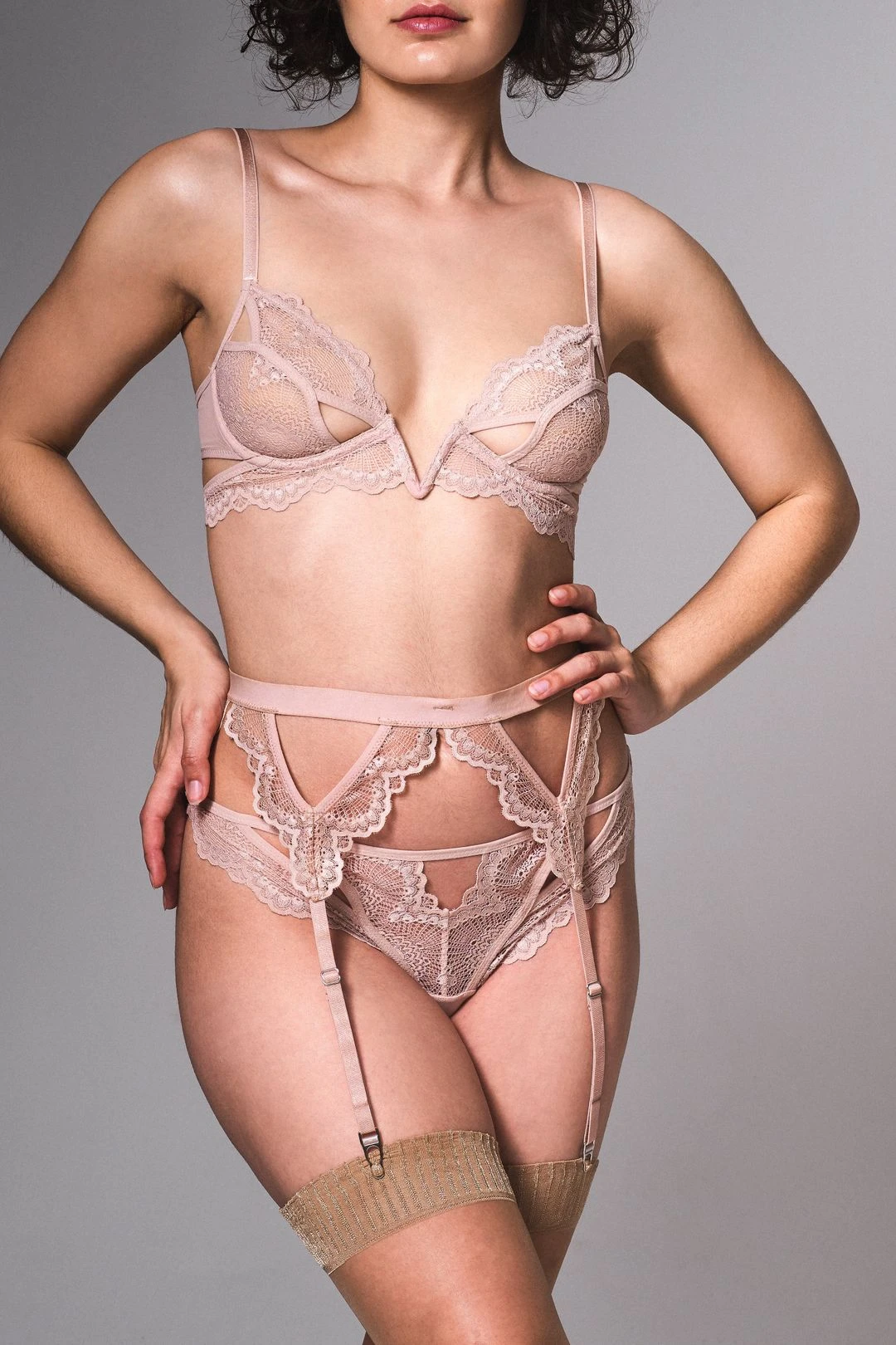 Kane V-Wire Bra - Blush 6 Kane V-Wire Bra - Blush - Image 4