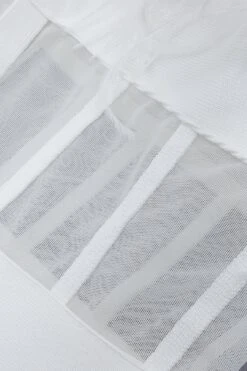 One Shoulder Feather Mesh Bandage Patchwork Jumpsuit 21 One Shoulder Feather Mesh Bandage Patchwork Jumpsuit -Layer Outfit 15512917573695 9