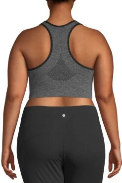 Women's Plus Size Wire Free Active Seamless Sports Bra -Layer Outfit 15557174919214 5