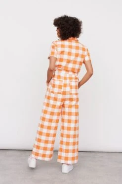 Lazy Oaf Orange Juice Gingham Jumpsuit -Layer Outfit 15590583238721 6