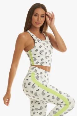 Bruna Supreme Blackout Sports Bra - Bandana White