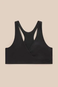 Black May Crossover Nursing Bra -Layer Outfit 15686520635455 5