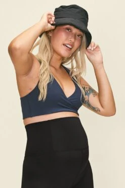 Midnight May Crossover Nursing Bra