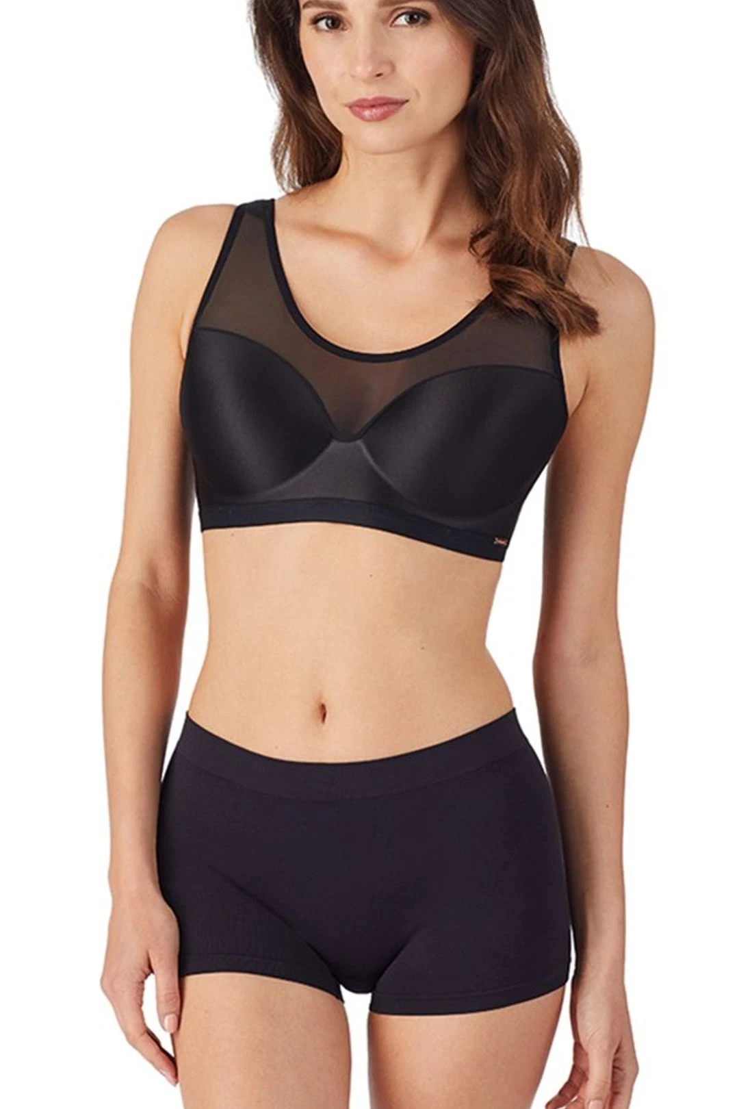 Sheer Illusion Sport Bra - Black 6 Sheer Illusion Sport Bra - Black - Image 4