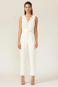 Adelyn Rae Lace Jumpsuit