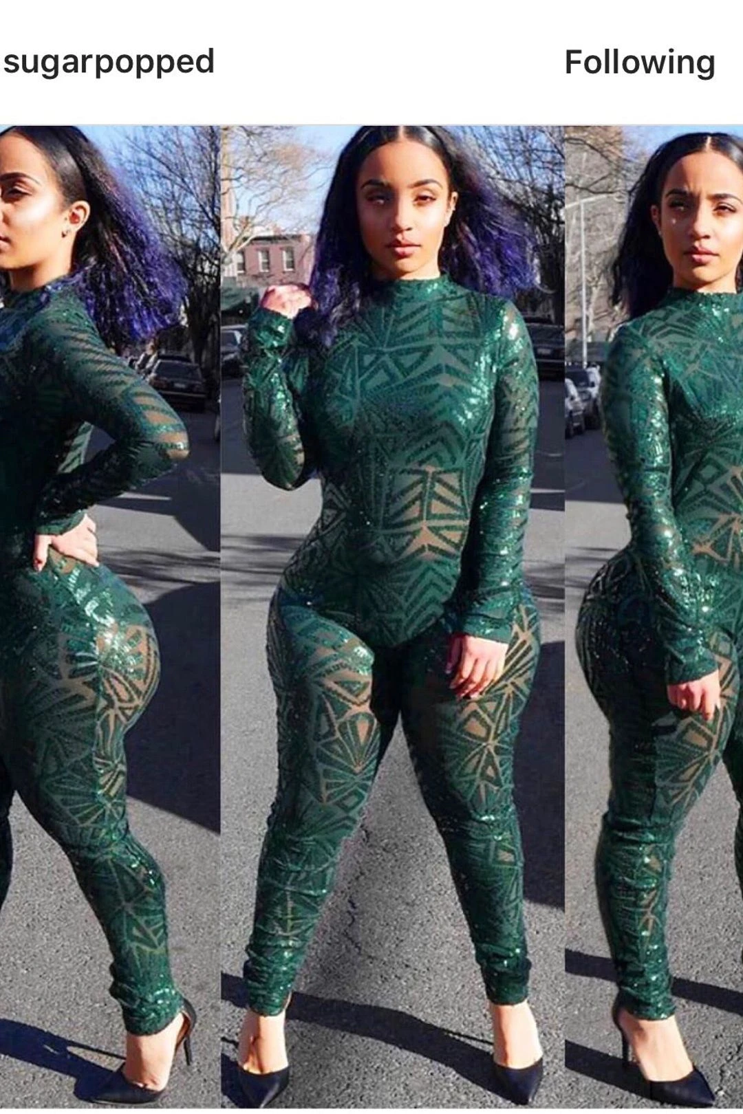 Vegas Sequin Jumpsuit 4 Vegas Sequin Jumpsuit - Image 2