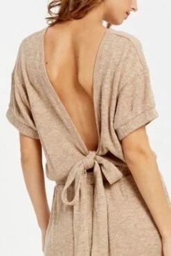 Mocha Ribbed Jumpsuit 8 Mocha Ribbed Jumpsuit -Layer Outfit 15823951691829 3