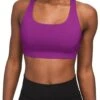 Magenta UV 50+ Stella Purple Seamless Racerback Sport Yoga Bra - Women 2 Magenta UV 50+ Stella Purple Seamless Racerback Sport Yoga Bra - Women -Layer Outfit 16076489228384 1