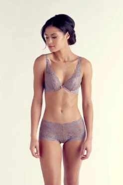 E004C Lucia Signature Bra |SLATE/NUDE|