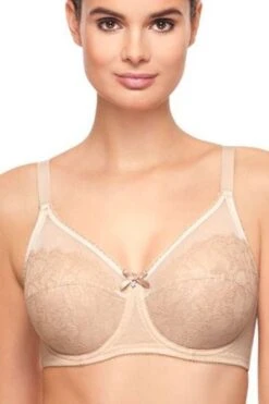 855186 Retro Chic Full Figure Underwire Bra |TOAST| (TO)